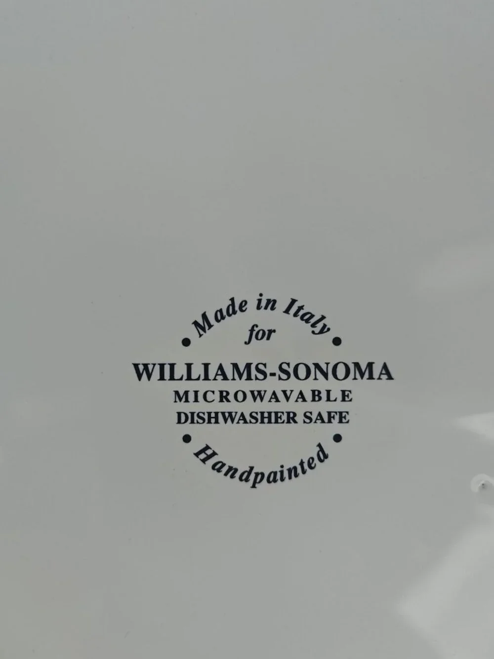 Williams-Sonoma Sunshine Ceramic Dinner Plates Set Of 4 Floral Design Italy